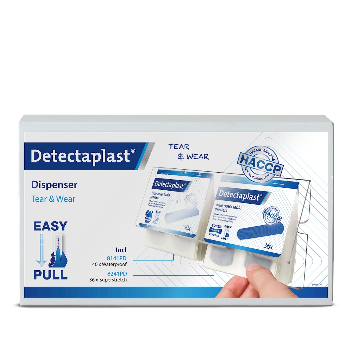 Spender mit 2 Minen wasserdicht & elastisch pflaster
