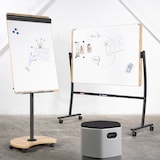 thumbnail of NAT0616 Flipchart mobil Tafel  magnethaftend 69x99cm Holz
