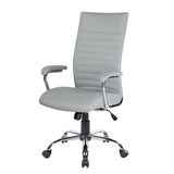 thumbnail of Dmora Sedia da ufficio Ddim, Poltrona presidenziale con braccioli, Sedia ergonomica da ufficio, 63x65h108/118 cm, Grigio