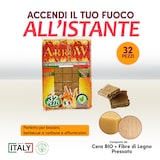 thumbnail of Allume-feu écologique et inodore pour barbecues, poêles et cheminées, lot de 32, non toxique, allumage rapide, fabriqué en Italie