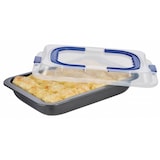 thumbnail of Kuchenform Auflaufform mit Deckel und Tragegriff Kuchentragebox 18022