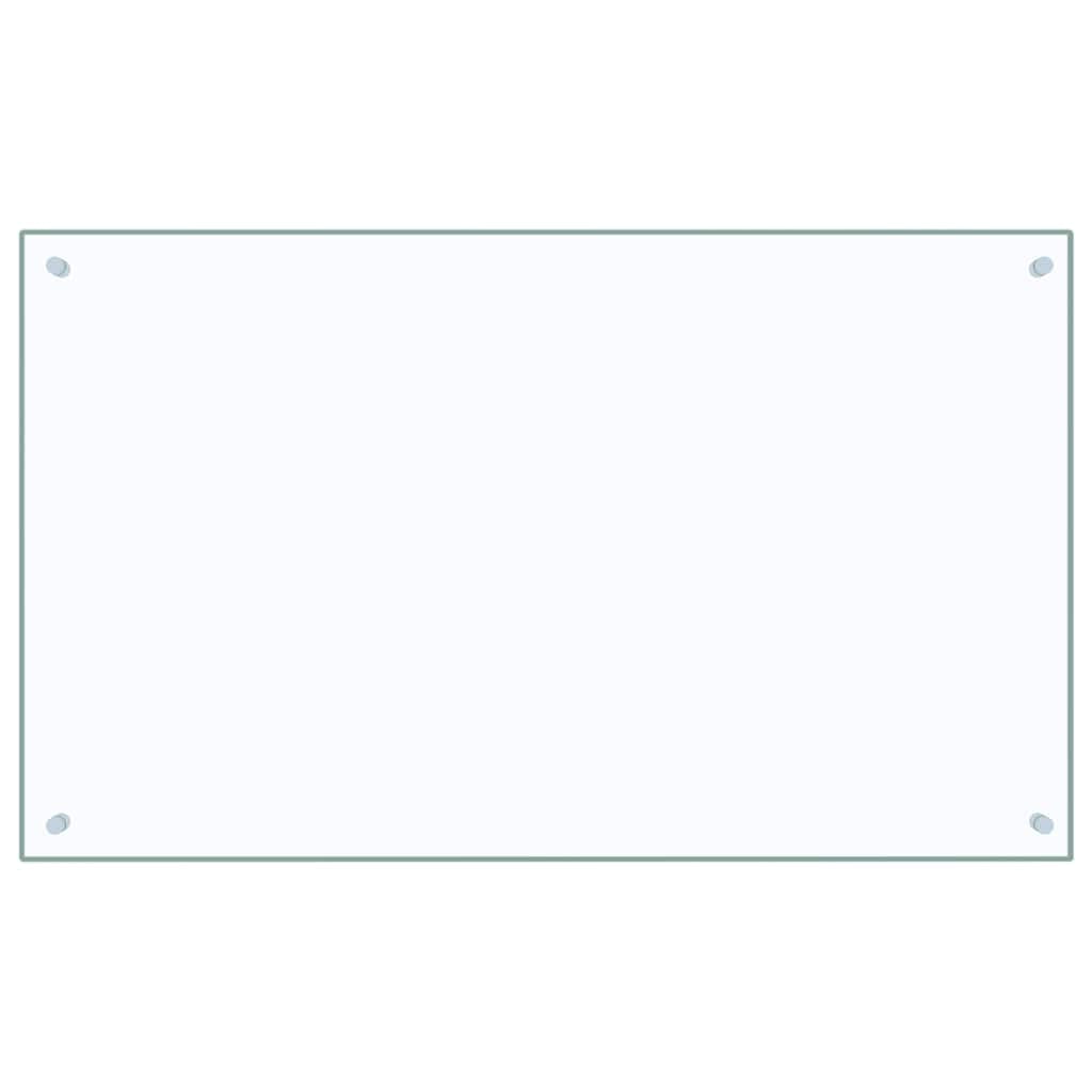 vidaXL Küchenrückwand Transparent 100×60 cm Hartglas
