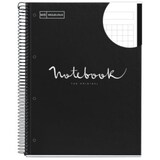 thumbnail of Lot de 5 Cahier Emotions A4, 160p./80 feuilles 90 g/m², reliure intégrale, couverture laminée coloris noir, quadrillé 5x5