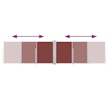 thumbnail of vidaXL Windscherm uittrekbaar 100x600 cm bruin