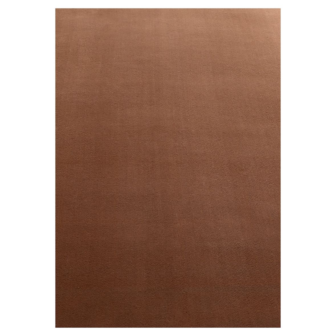 Teppich Waschbar Uni Modern Esszimmer Flur Braun 140x200 cm OEKO-TEX Fußbodenheizung geeignet Schadstoffgeprüft – LECH von Kadima Design