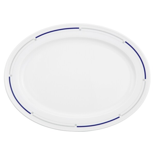 2 x Seltmann Platte oval 35 cm, Form: Imperial,  Dekor: 21101 Nova
