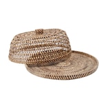 thumbnail of Bazar Bizar Cloche alimentaire en rotin 27x27 cm naturel marron