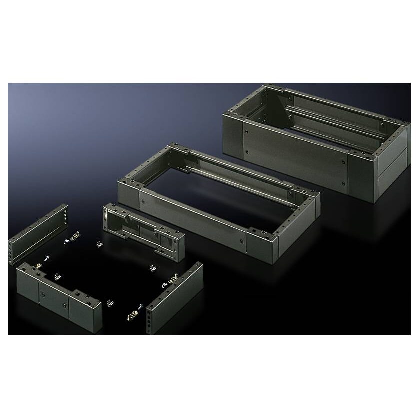 Rittal PS 2807.200 Sockelelement (L x B) 450 mm x 100 mm Stahlblech Umbra-Grau (RAL 7022) 1 St.