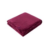 thumbnail of Heat Holders Fleecedecke/Wurfdecke 180x200cm Farbe: Claret