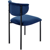 thumbnail of Lot de 2 chaises de salle à manger Gambell en velours Bleu foncé