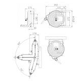 thumbnail of Grifo de Manguera Industrial para Cocinas de Hostelería 12 m FC-12