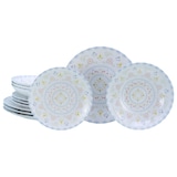 thumbnail of CreaTable Primavera Pastell Tellerset 12-tlg Steinzeug