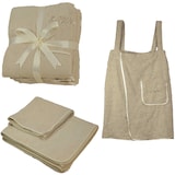 thumbnail of Sauna Set 3-Teilig Frottee Saunakilt Saunatuch Sarong Damen beige