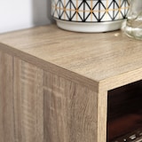 thumbnail of HOMCOM Móvel Aparador Alto com 5 Compartimentos e 1 Porta 60x30x121cm Carvalho e Branco