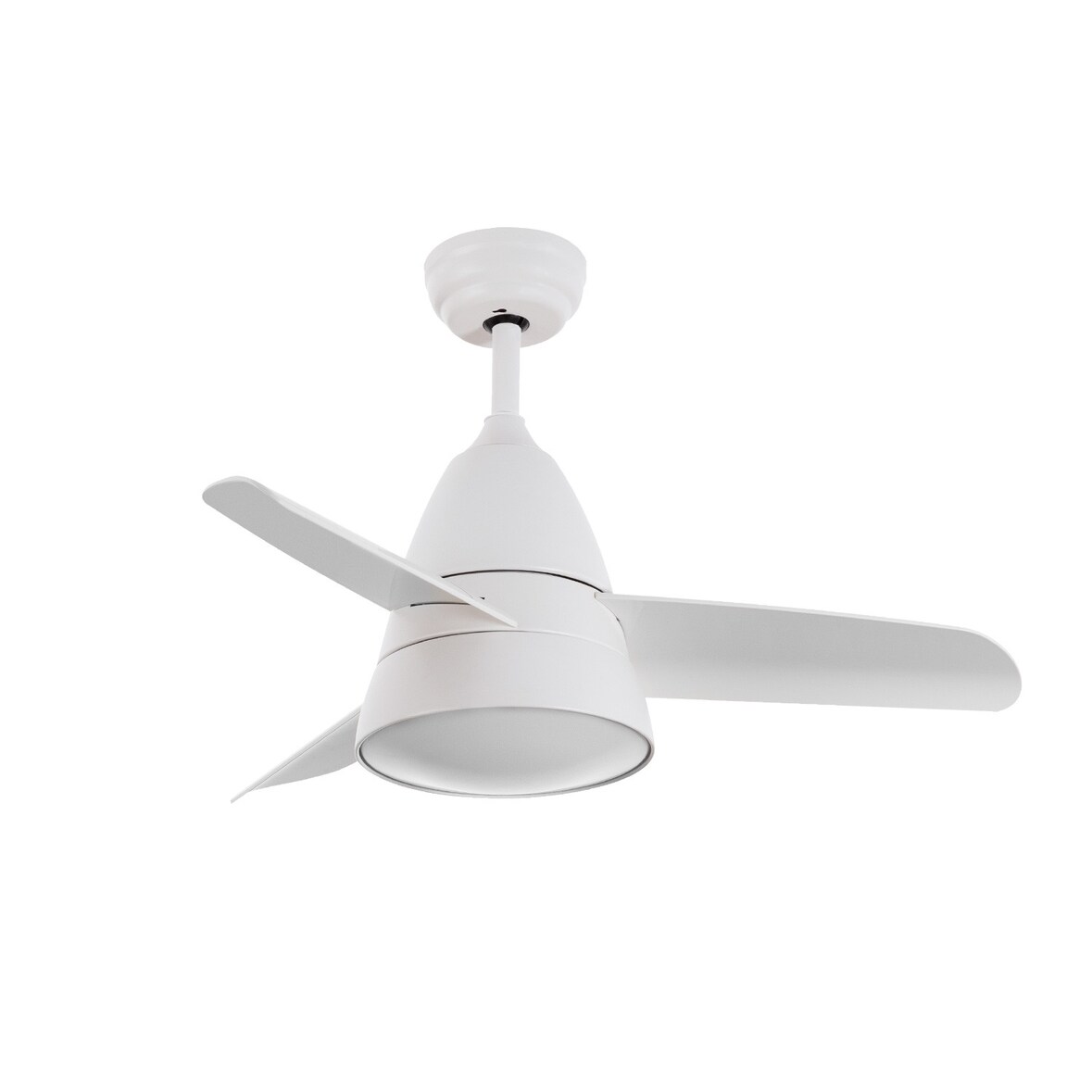 TechBrey Ventilador de Techo LED Industrial Blanco 91cm Motor DC  Seleccionable (Cálido-Neutro-Frío)