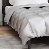 thumbnail of vidaXL Winterbettdecke Silber 220 x 155 cm Satin und Mikrofaser