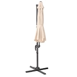 thumbnail of SVITA Zwenkparasol 3m met beschermhoes Parasolstandaard opvulbaar 4-delige kantelparasol Zwenkparasol Beige