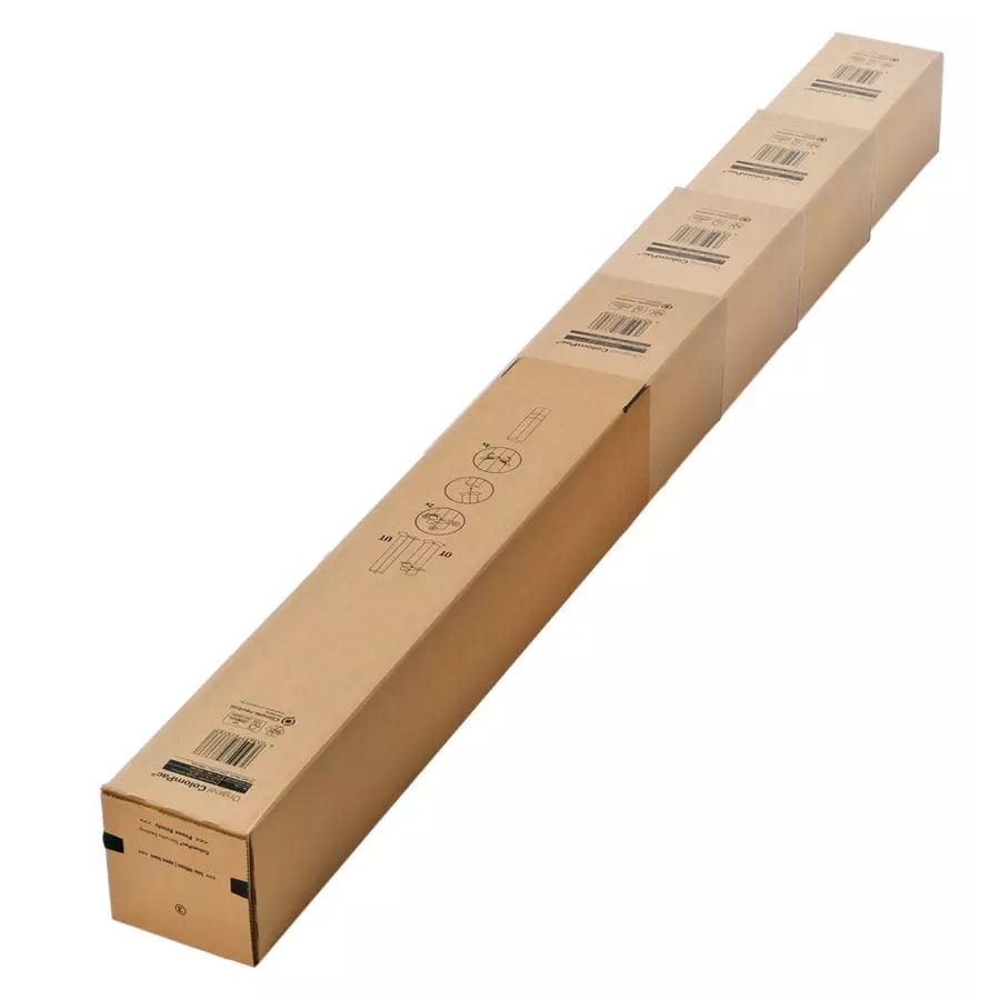 Tube d'expédition carré téléscopique - 60,4 x 11,5 x 11,5 cm | Extensible jusqu'à 164 cm