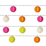 thumbnail of LED Solar Lampionkette 10 bunte Lampions 8 Funktionen 4,5m Garten Balkon