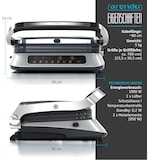 thumbnail of Arendo Kontaktgrill mit Digitalsteuerung - Tischgrill / Sandwichmaker / Panini Grill / Tischgrill - Abnehmbare & Antihaftbeschichtete Platten