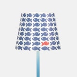 thumbnail of Lampada a led da tavolo Poldina Pro Blu Avio ricaricabile e dimmerabile con batteria fino a 12 ore. Da uso esterno IP65