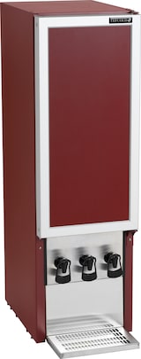 thumbnail of TEFCOLD Wein-Dispenser-Kühlschrank DKS95-3/10L 90l Rot RAL3005