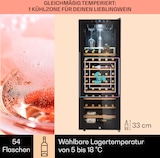 thumbnail of Klarstein Barossa 54 Uno Weinkühlschrank 155 L 54 Flaschen  Glastür Touch LED Schwarz