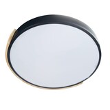 thumbnail of Forlight Plafón de techo Pinta de Aluminio y Madera IP20 19W LED 4000K 40cm
