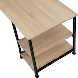 thumbnail of tectake Bureau informatique STOKE 137x55x75cm - Bois clair industriel, Chêne Sonoma - 404347