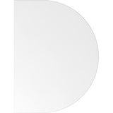 thumbnail of Anbautisch mit Fuß 60x80cm Weiß/Silber