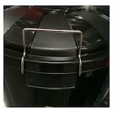 thumbnail of Cubo de basura con tapa 100 litros basurero negro asas de presión
