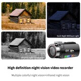 thumbnail of Caméscope Numérique 4K Vision Nocturne Couleurs Écran Rotatif WiFi Longue Autonomie YONIS