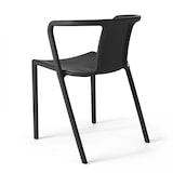 thumbnail of Lot de 4 chaises plastique noir