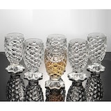 thumbnail of 6 Trinkgläser Set 180ml 6 Gläser Glas Wasser Limonade Vintage  Cognac Wein Retro Cocktail