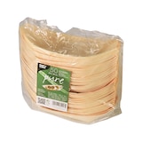 thumbnail of PAPSTAR 500 Fingerfood - Schalen, Holz "pure" 19 cm x 10 cm "Schiffchen"