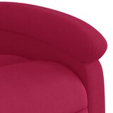 thumbnail of vidaXL Massagesessel Weinrot Samt