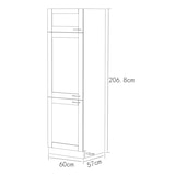 thumbnail of Keukenmeubel Colura H. 207 x L. 60 x P. 57 cm Wit/antraciet