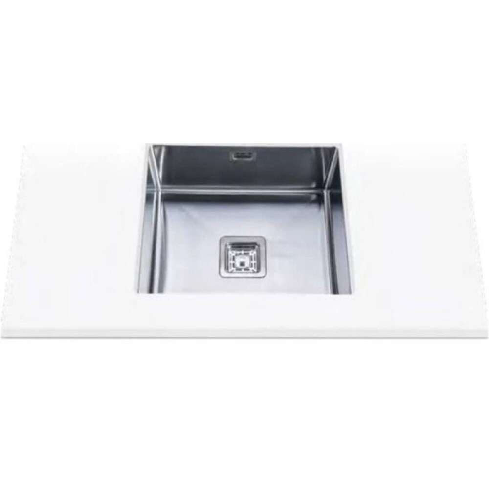 Fregadero de cocina acero Edesa Makalu BE 45x40 1C R-10 49 cm 1 cubeta 0 escurridor