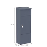 thumbnail of CONDIT Paketbox 3 Anthrazit– Briefkastenbox, XXL-Briefkasten, Parcelbox