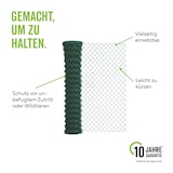 thumbnail of Maschendrahtzaun Viereckgeflecht Maschendrahtgeflecht Drahtzaun grün, anthrazit oder verzinkt Höhe 80 - 200 cm, Länge 15 - 25 m