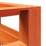 thumbnail of vidaXL Kopfteil mit Bücherregal L-Form Wachsbraun 120 cm Massivholz