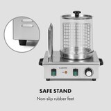 thumbnail of Wurstfabrik Pro 550 Hot Dog Maker 550W 2 Spieße 5L 30-100°C Edelstahl Silber