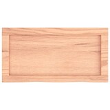 thumbnail of vidaXL Wandregal Hellbraun 60x30x(2-6) cm Massivholz Eiche Behandelt