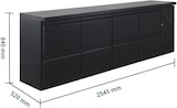 thumbnail of GastroHero Barkühltisch 8 Schubladen 2545 mm Getränkekühler Umluftkühlung +2 bis +8 °C LED schwarz 687 Liter Gastro Kühltisch