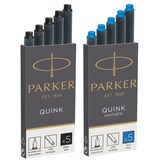 thumbnail of PARKER Großraum-Tintenpatronen QUINK, königsblau
