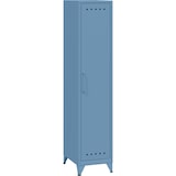 thumbnail of Bisley Fern Locker Garderobenschrank aus Metall | Spind mit Kleiderstange & Hutfachboden im Retro-Instustrial Design in blau