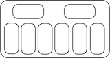 thumbnail of Chefgastro Speiseeisvitrine JAVA 8X5 Ltr BxTxH 1184x727x1229mm