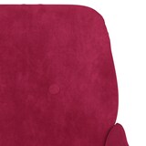 thumbnail of Fauteuil Rouge bordeaux 62x79x79 cm Velours Modèle Vega Executive Élégance