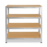 thumbnail of shelfplaza HOME 100x80x45 cm Schwerlastregal in verzinkt mit 4 Böden und 175 kg Traglast pro Boden
