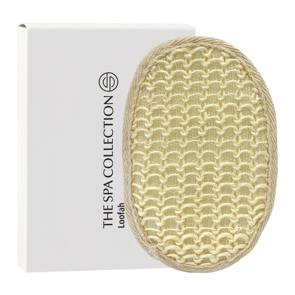 Loofah in weißer Papierschachtel - The Spa Collection (Karton mit 200 Stück)